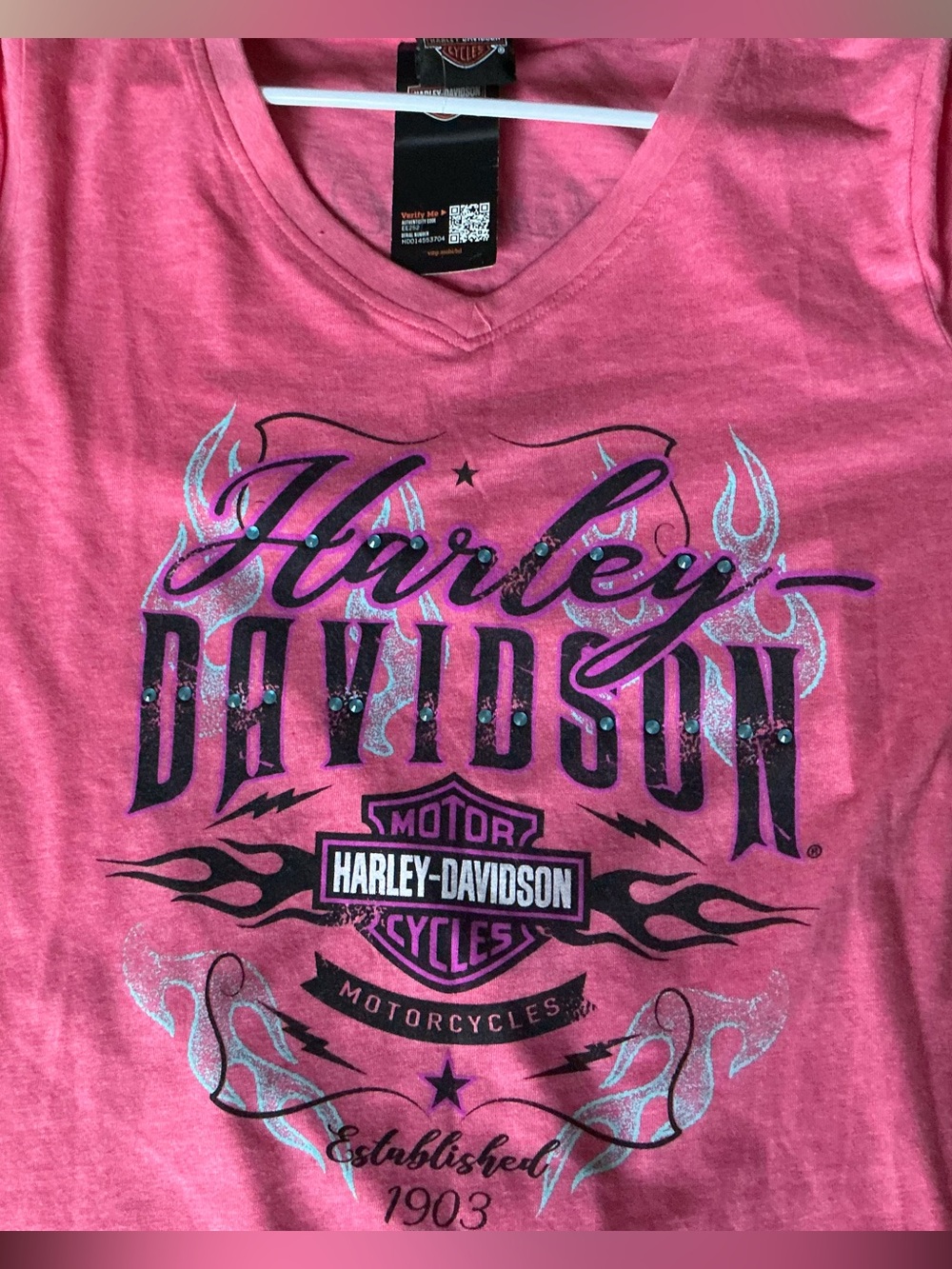 Harley-Davidson Long Sleeve Tee Sz Small NWT - Picture 6 of 6